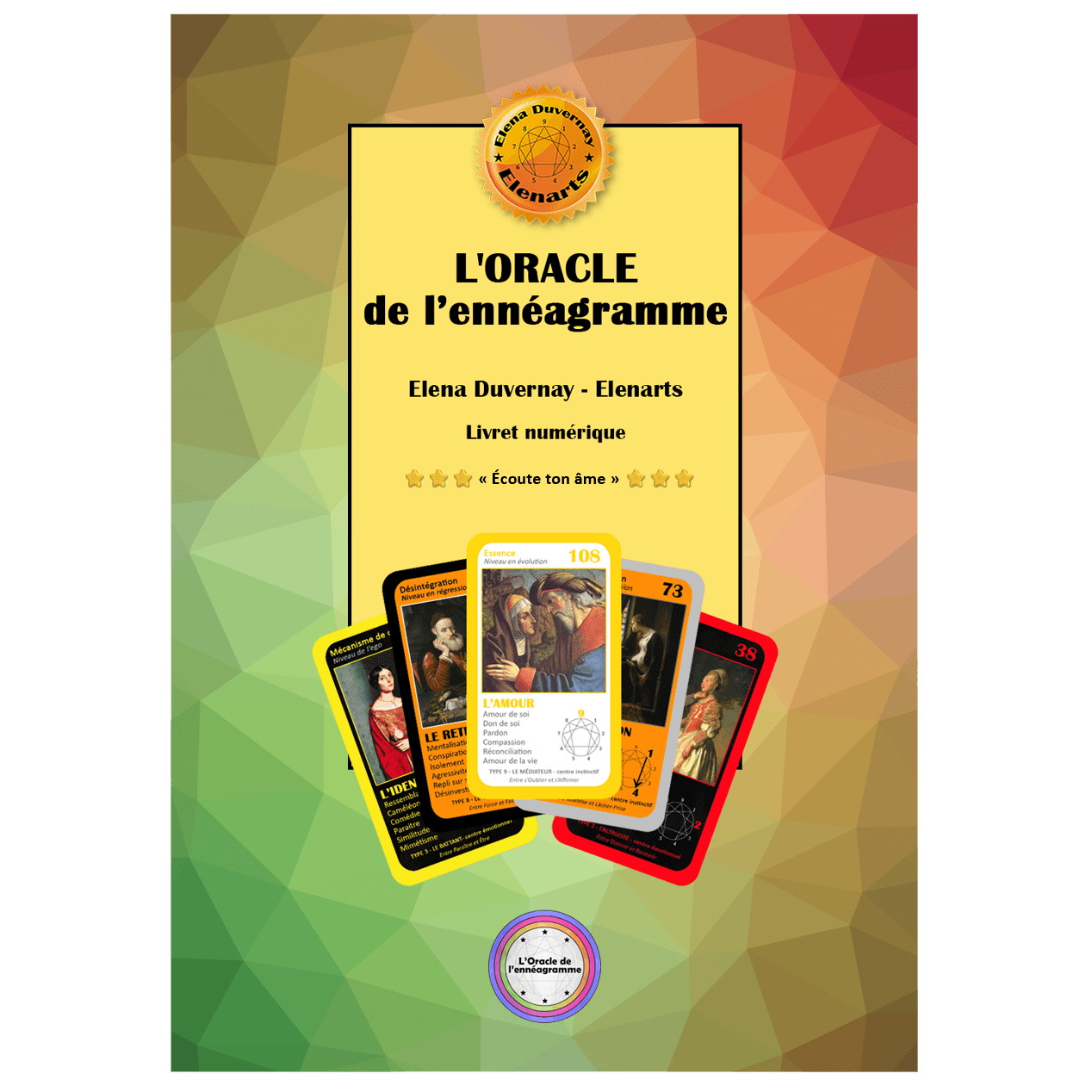 Couverture du livret numérique de l'Oracle de l'ennéagramme général