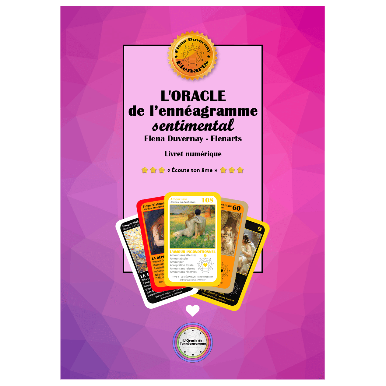Couverture du livret numérique de l'Oracle de l'ennéagramme sentimental