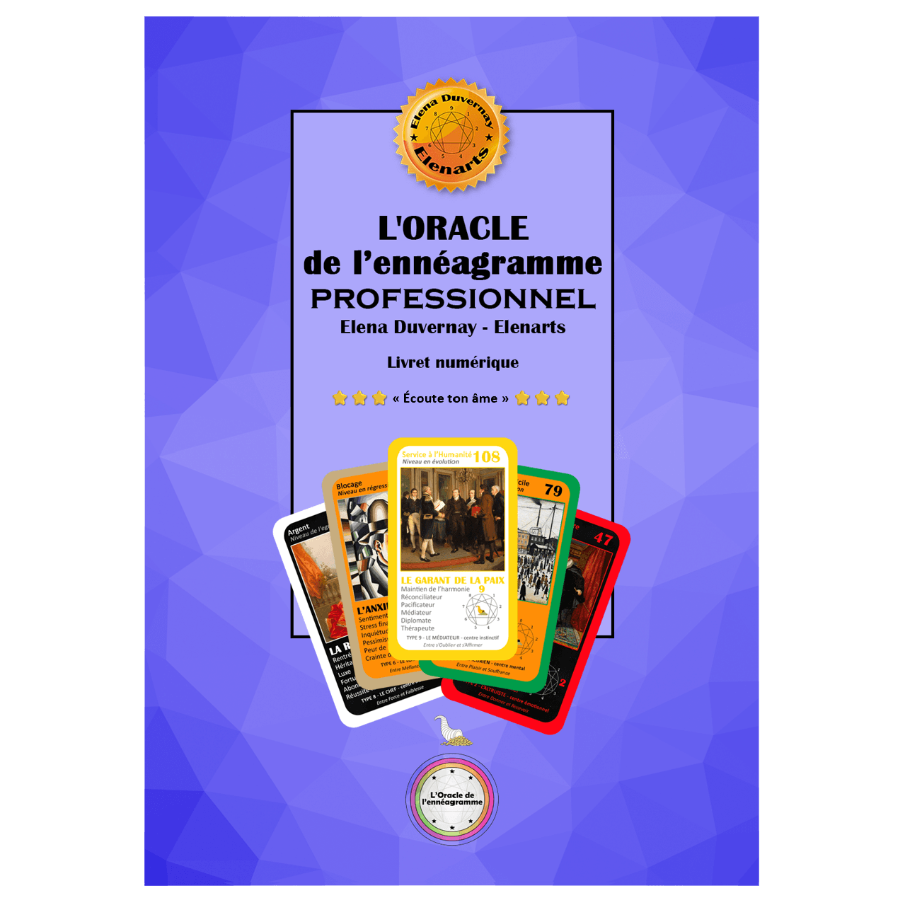 Couverture du livret numérique de l'Oracle de l'ennéagramme professionnel