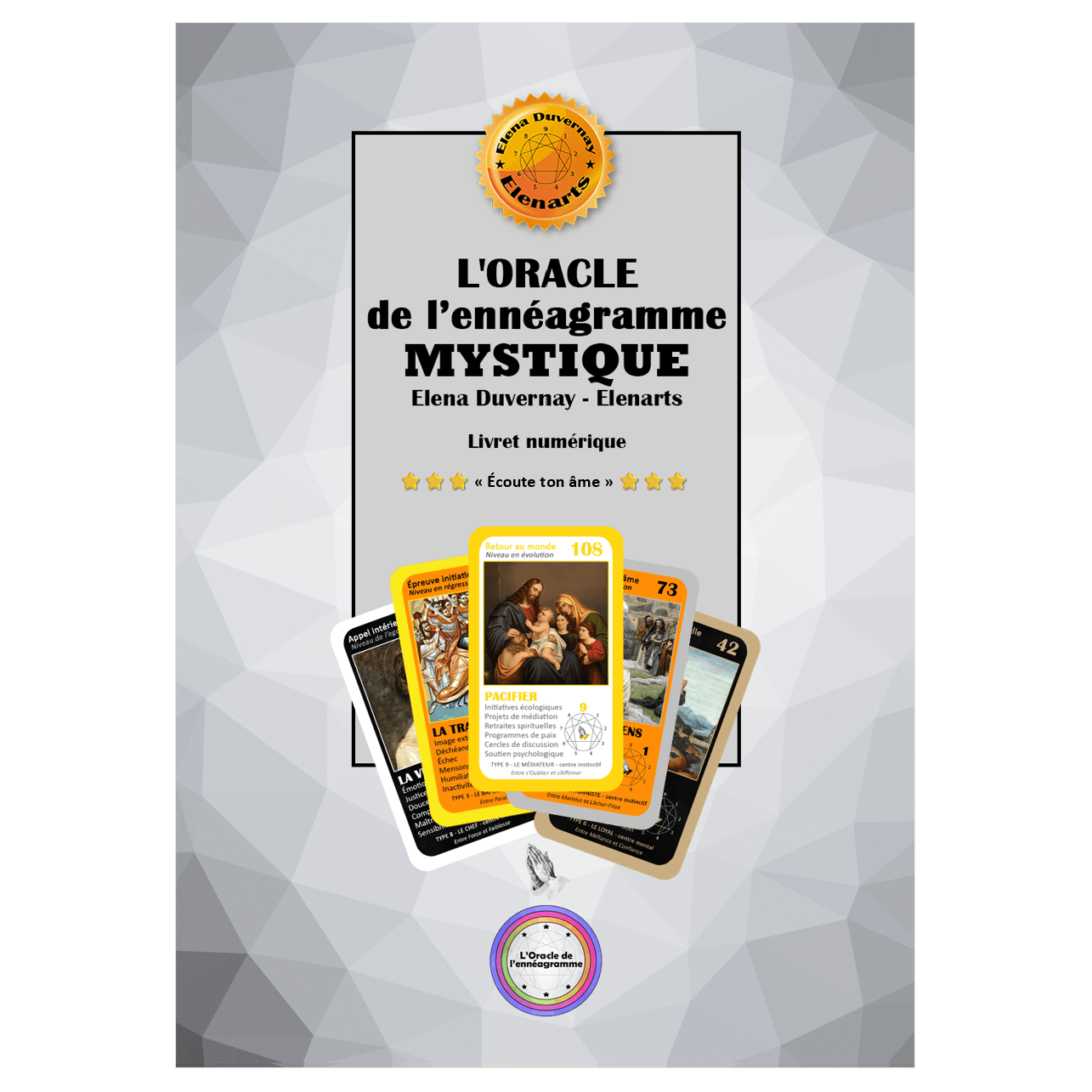 Couverture du livret numérique de l'Oracle de l'ennéagramme mystique