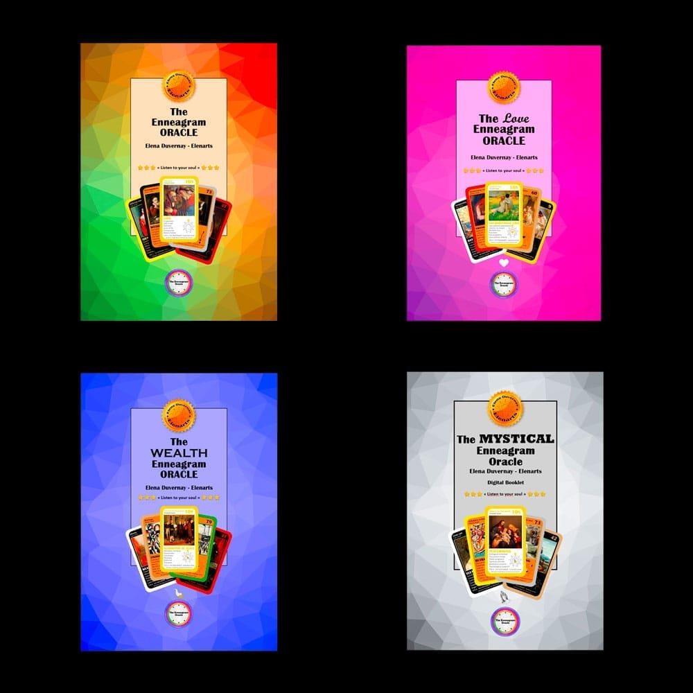 Cover of the four Enneagram Oracles Booklets