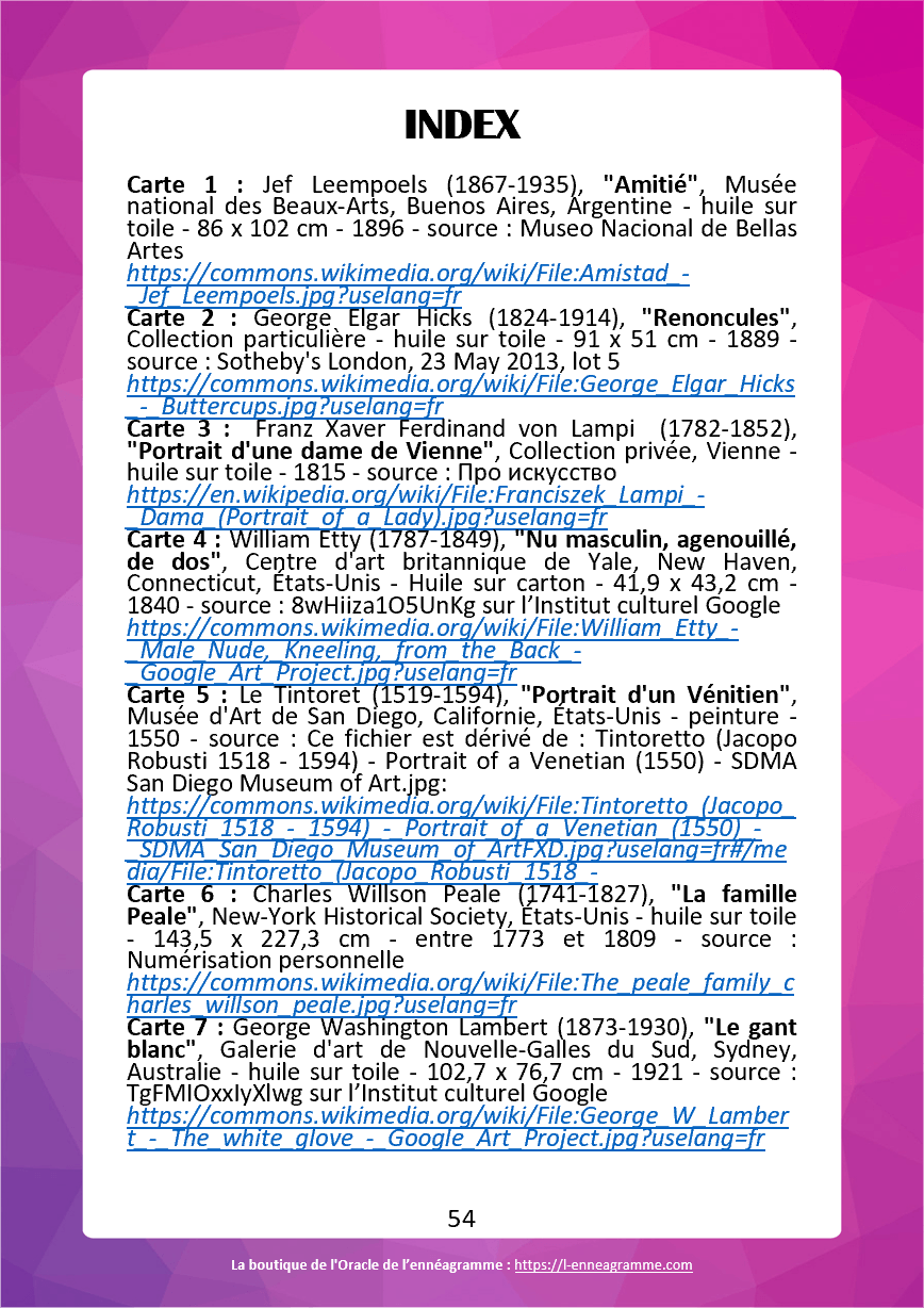 L'Oracle de l'ennéagramme sentimental : carte 108 L'Amour Inconditionnel