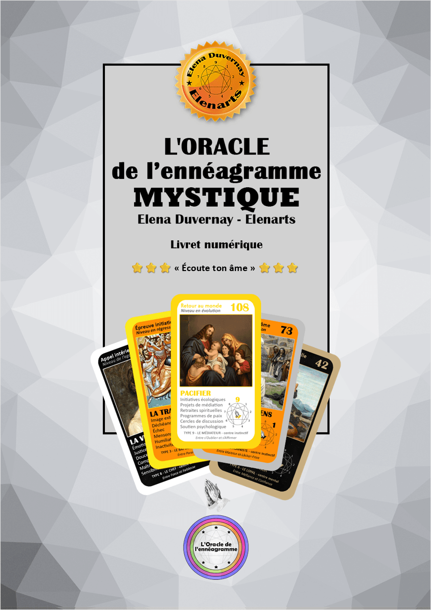 Dos de l'Oracle de l'ennéagramme mystique