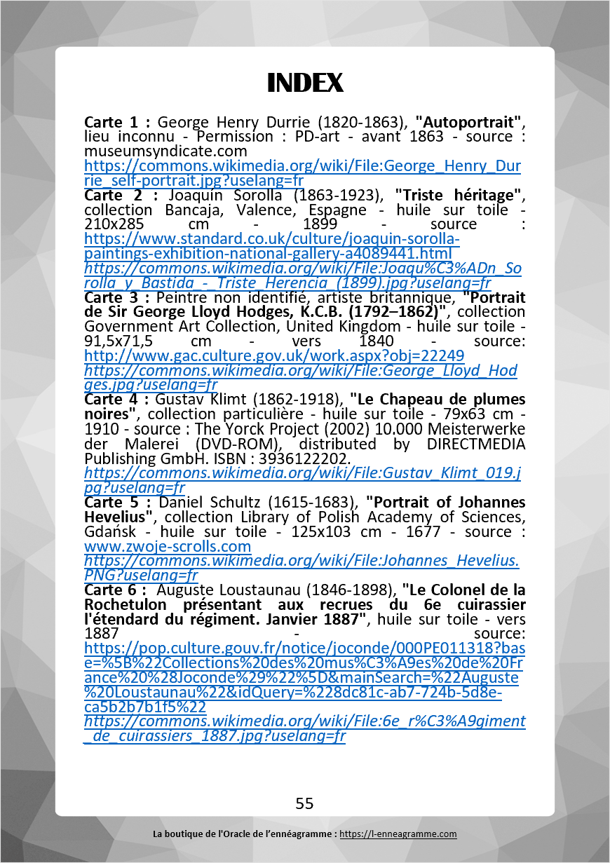 L'Oracle de l'ennéagramme mystique : carte 92 L'Amour Divin