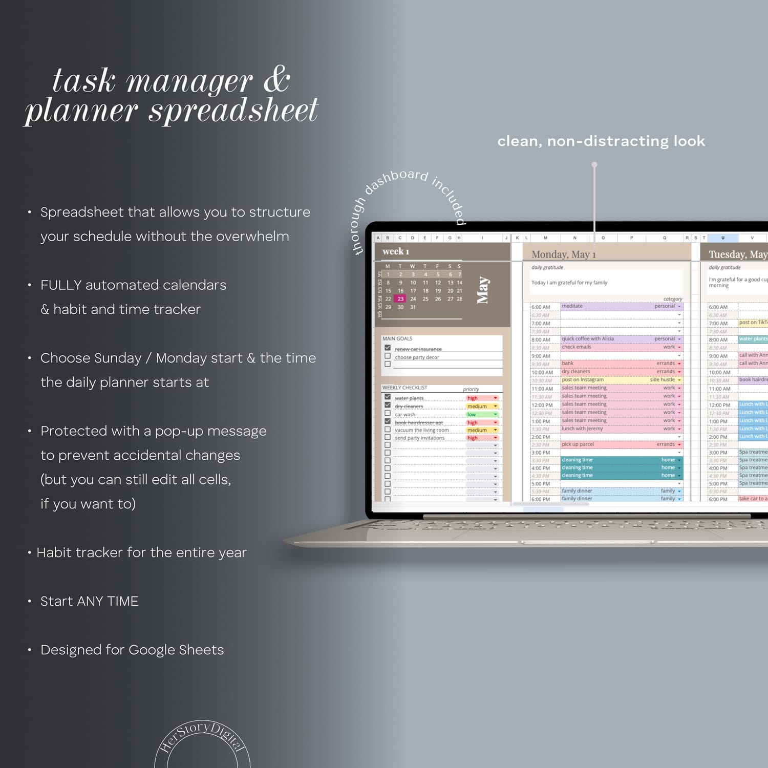 2025 ipad planner dated for GoodNotes