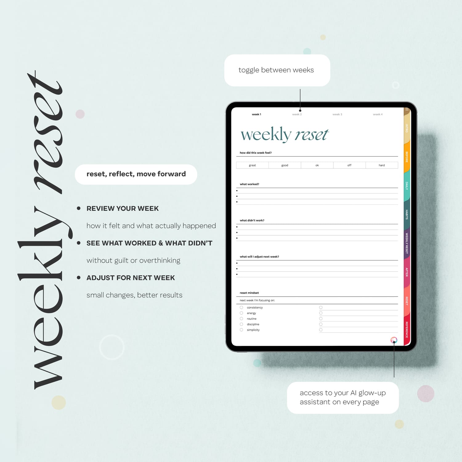2025 Planner Peace Digital Planner Templates by HerStoryDigital