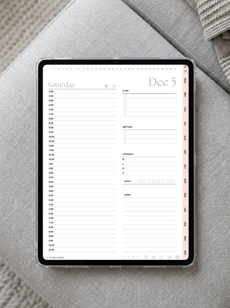 Sticker collection for 2025 dated digital planner by HerStoryDigital