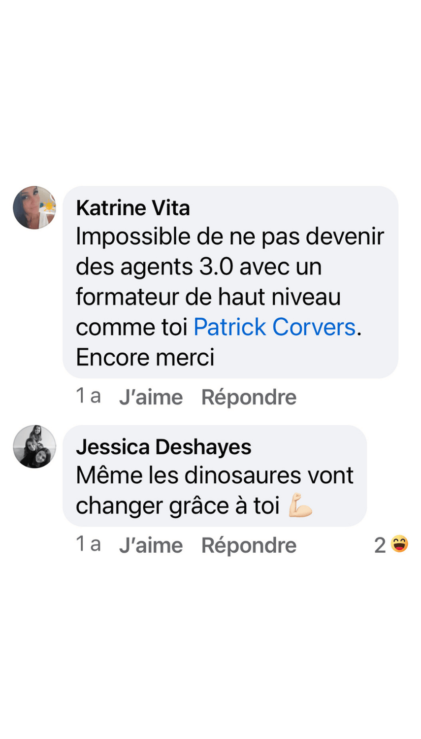 Témoignage agent, Immo Corvers Academy