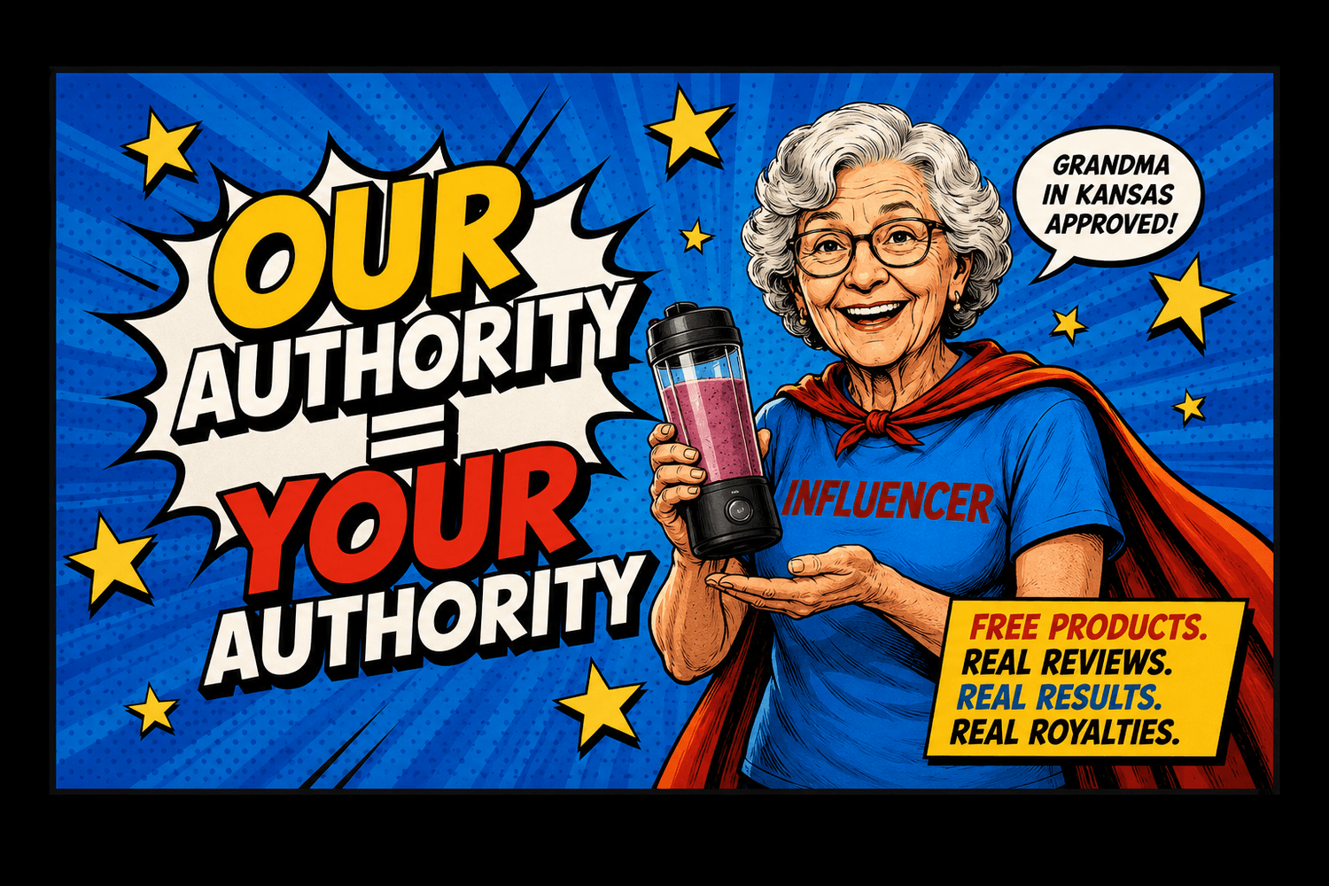 Illustration explaining how agency authority can help a new creator