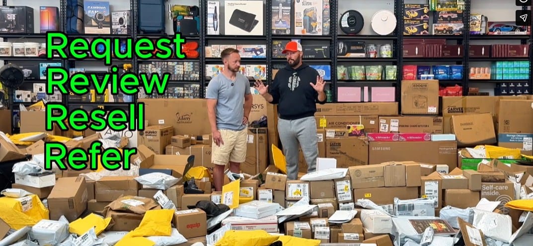 Request Review Resell Refer
