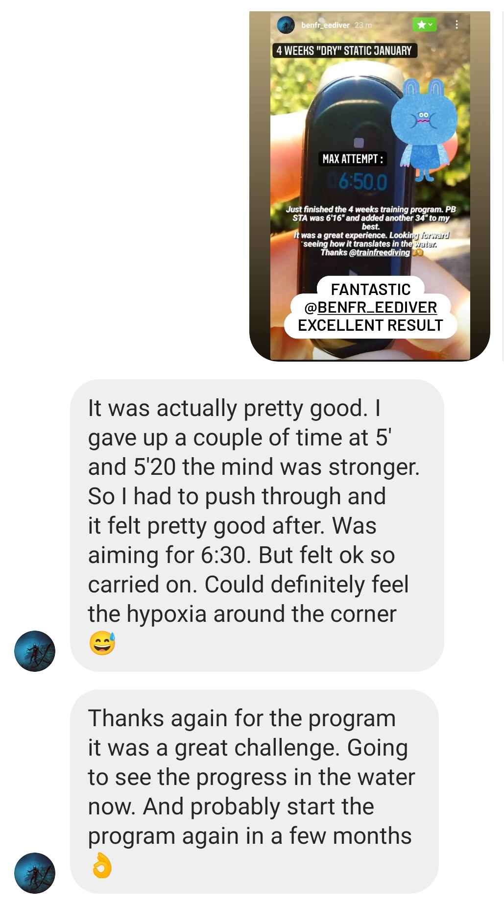 BreathHold Training Plan