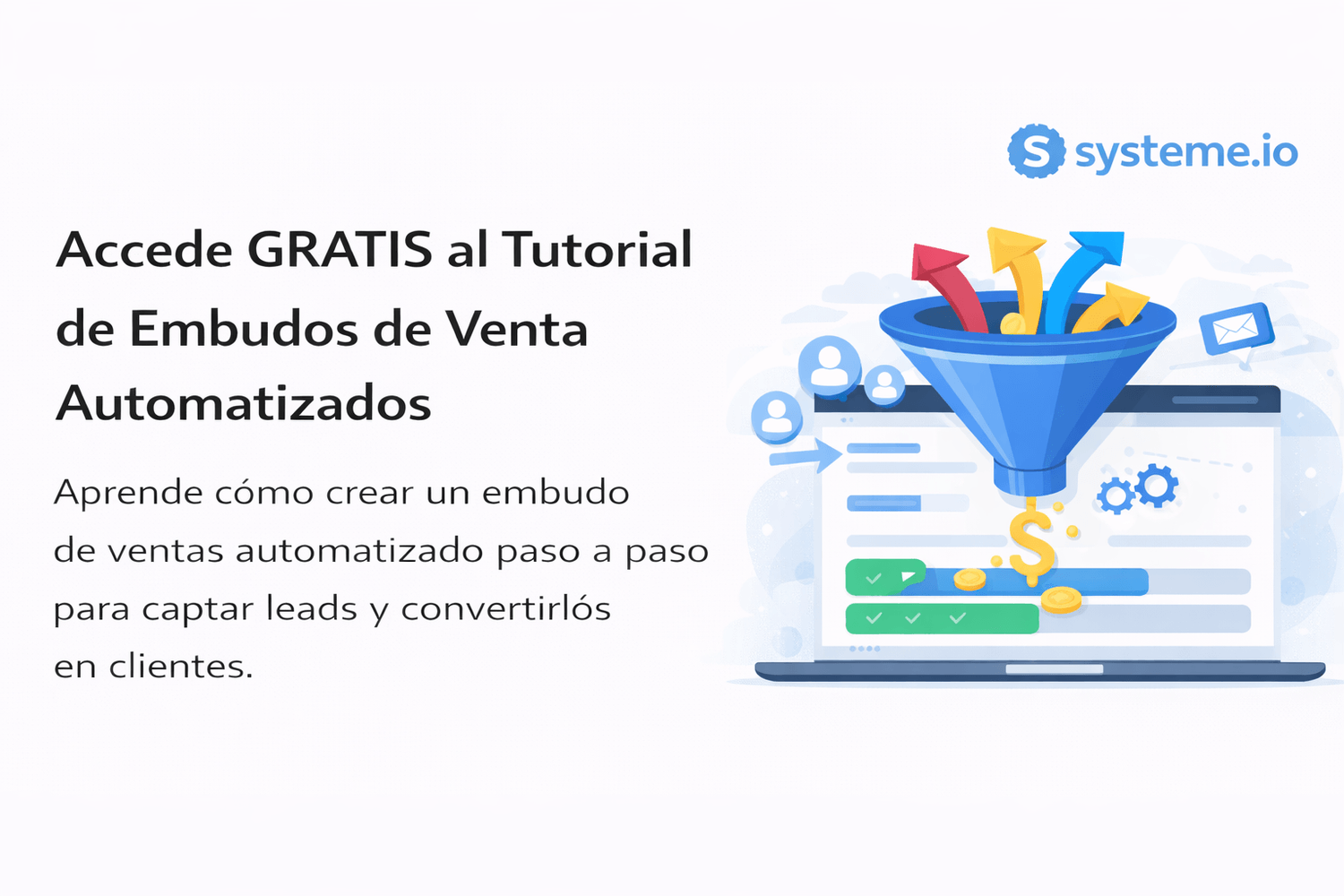 Cómo crear un embudo de ventas en systeme.io