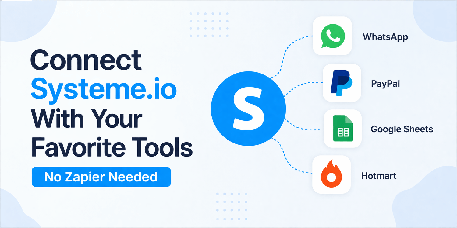 Systeme.io Integrations No need of Zapier