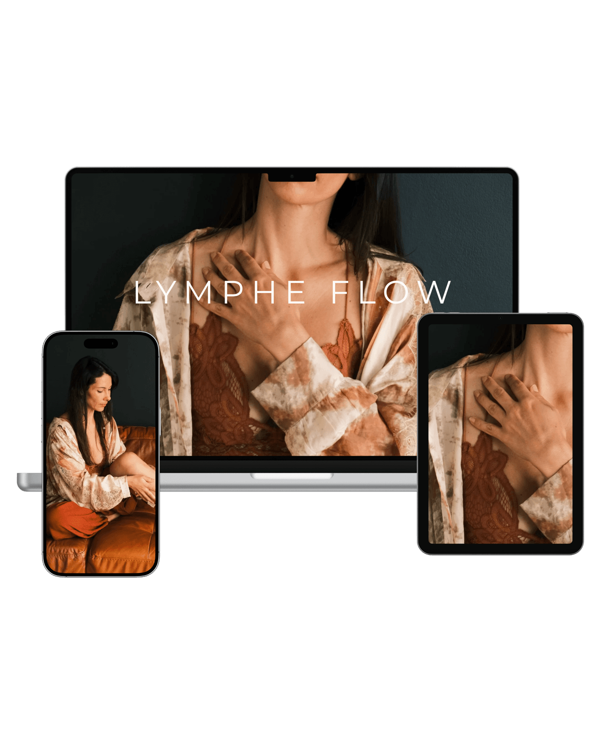 Lymphe Flow sur ordinateur, tablette et téléphone
