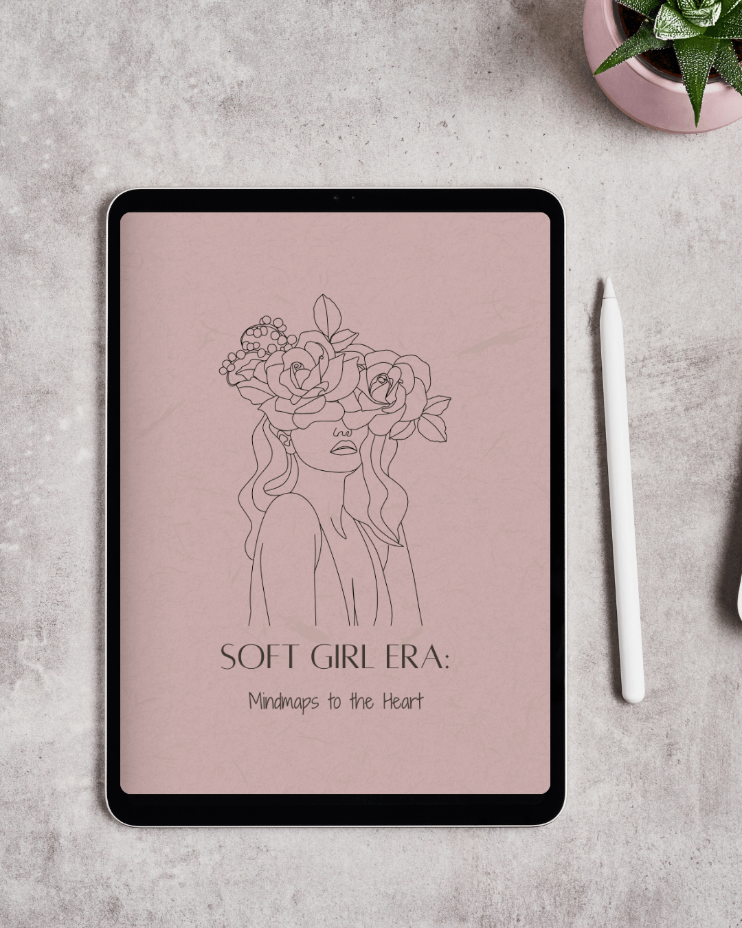Soft Girl Era: Mindmaps to the Heart digital workbook by Hippiness Is
