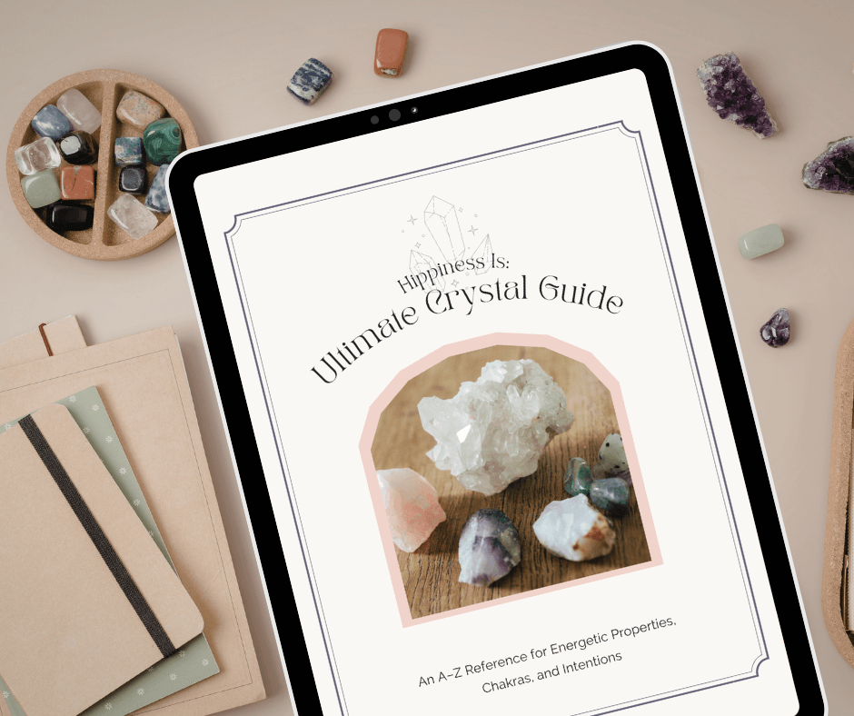 Ultimate Crystal Guide printable reference by Hippiness Is