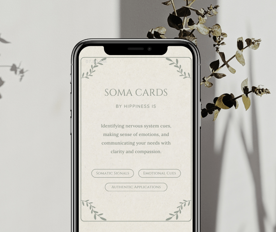 Soma Cards deck for somatic awareness and emotional regulation by Hippiness is