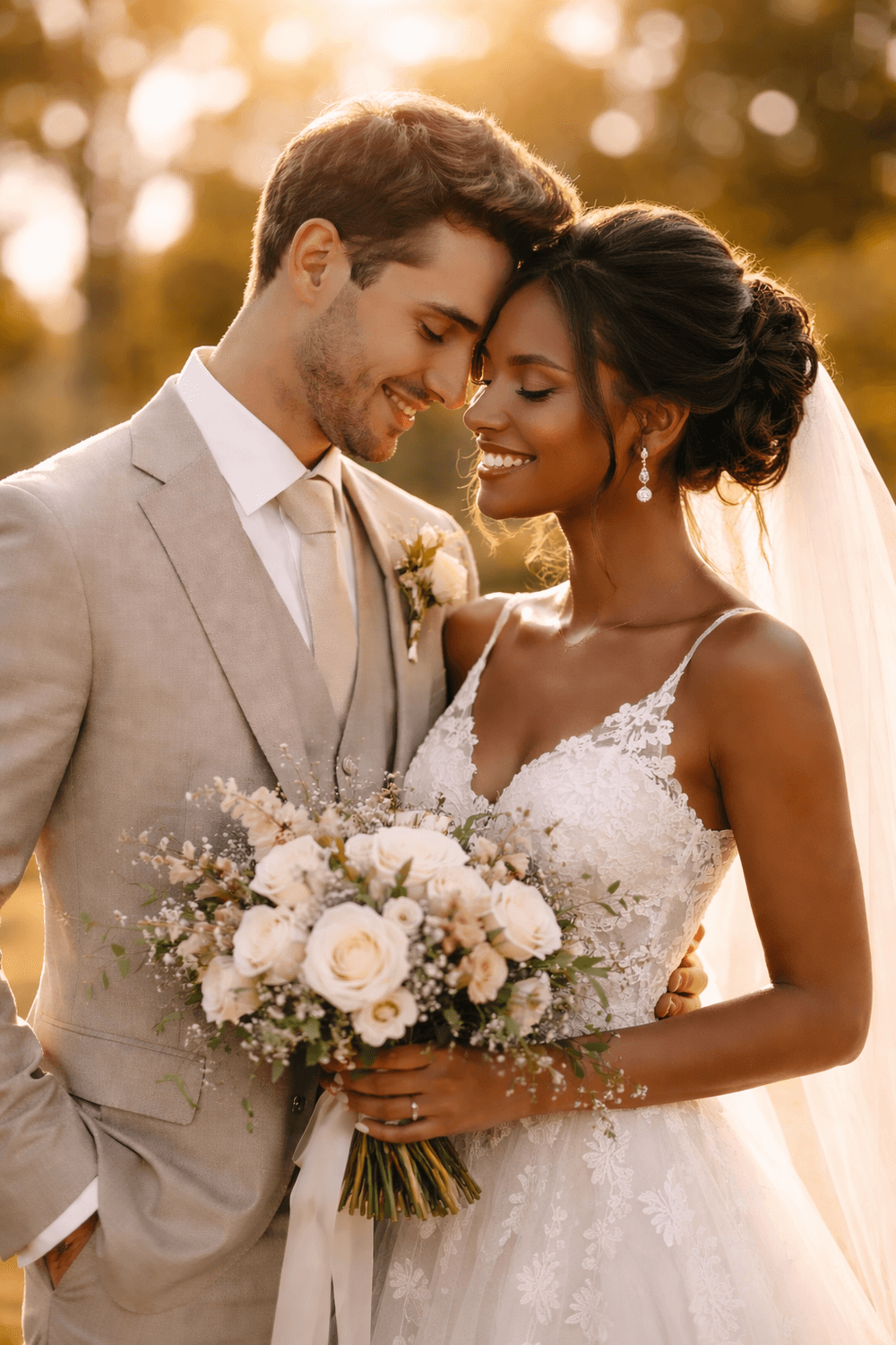 couple de futurs mariés