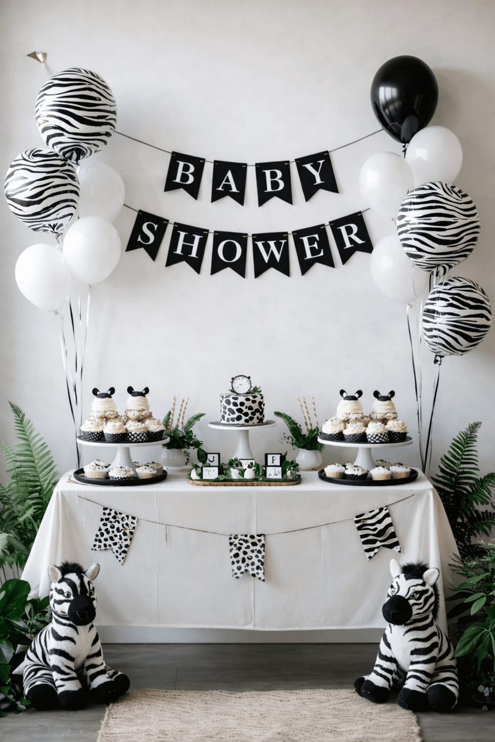 babyshower zebre