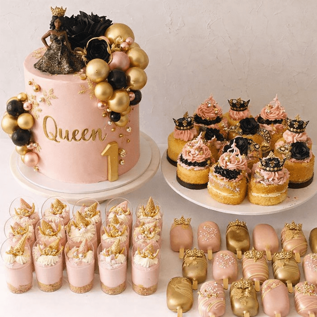 sweet table anniversaire balck queen