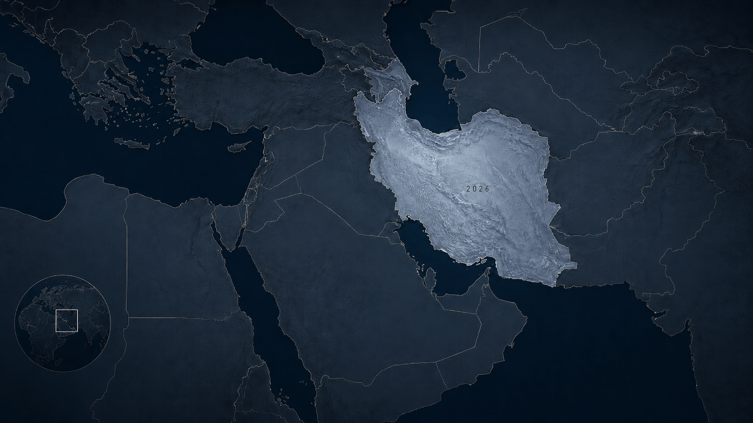 Carte Iran 2026 — géopolitique du Moyen-Orient