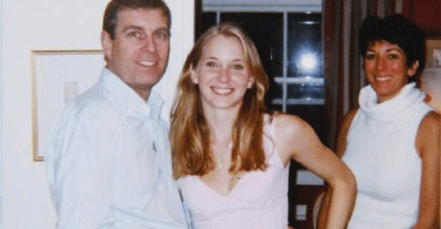 Le prince Andrew, Virginia Giuffre et Ghislaine Maxwell, US Department of Justice, 2001.