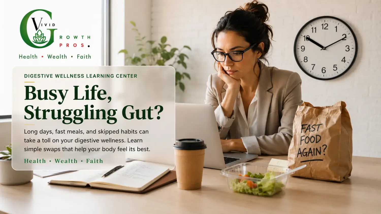 Busy lifestyle making healthy eating and fiber intake more difficult.