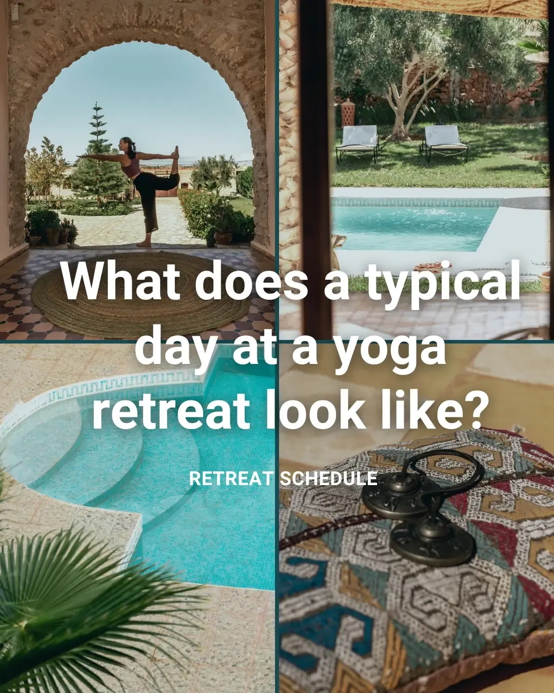 What does a typical day at a yoga retreat in morocco look like