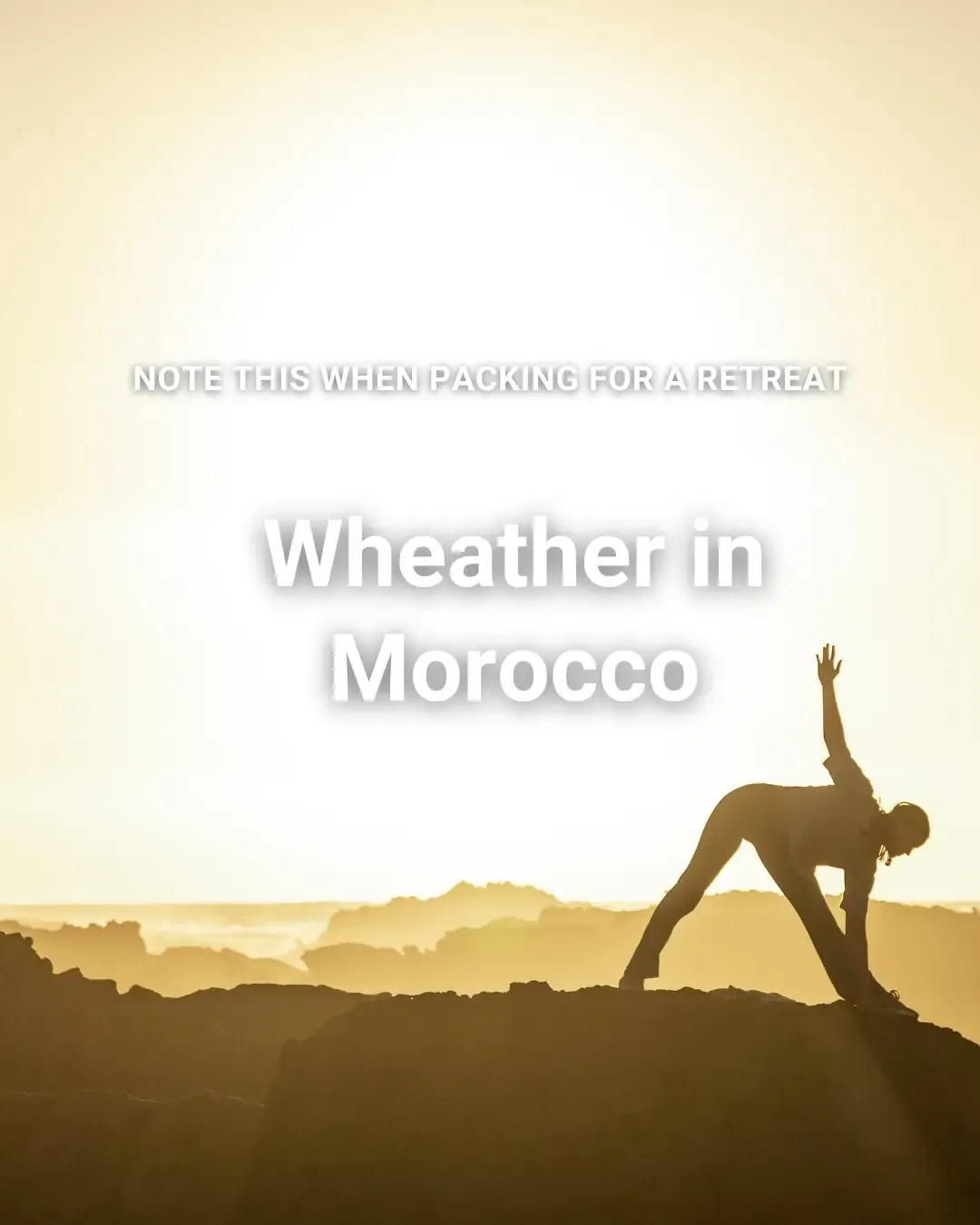 Wheather in Morocco