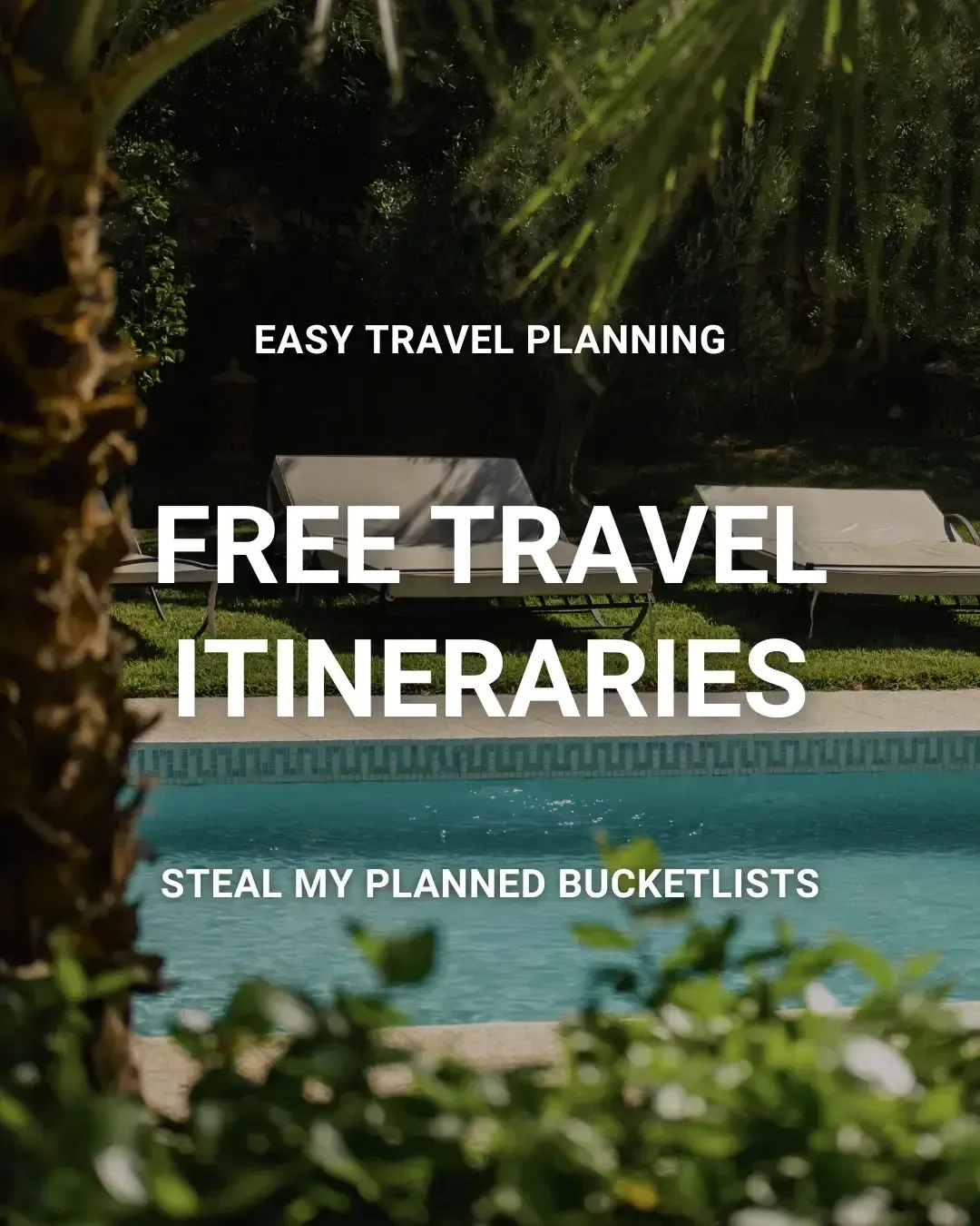 travel itinerary