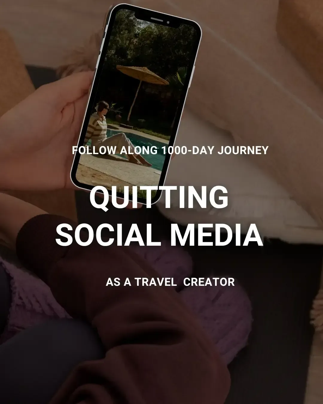 quitting social media as travel creato blooger