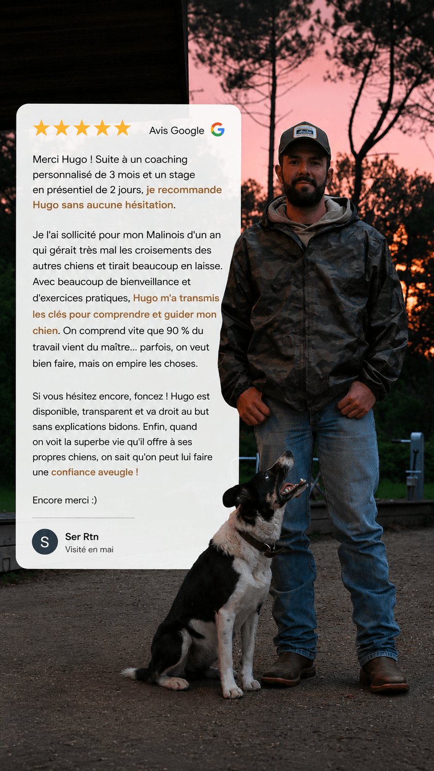 Témoignage WhatsApp de Servanne