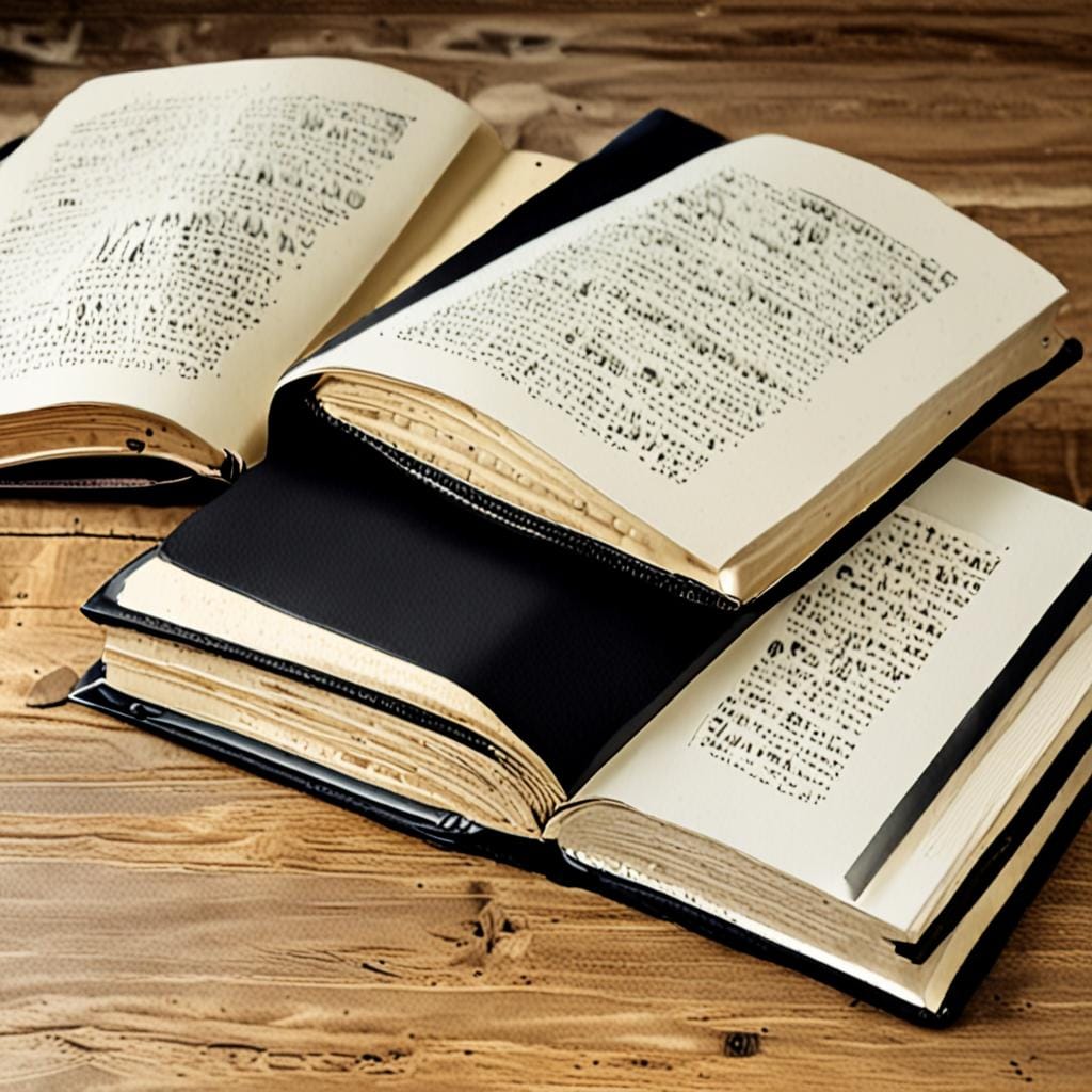 hardback Bible and workbook
