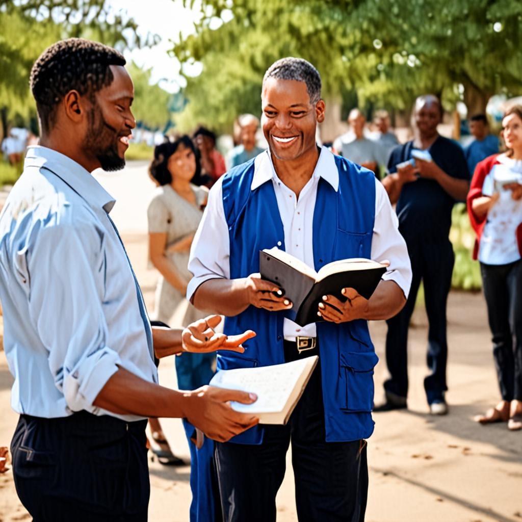 Bible distribution to community, outreach