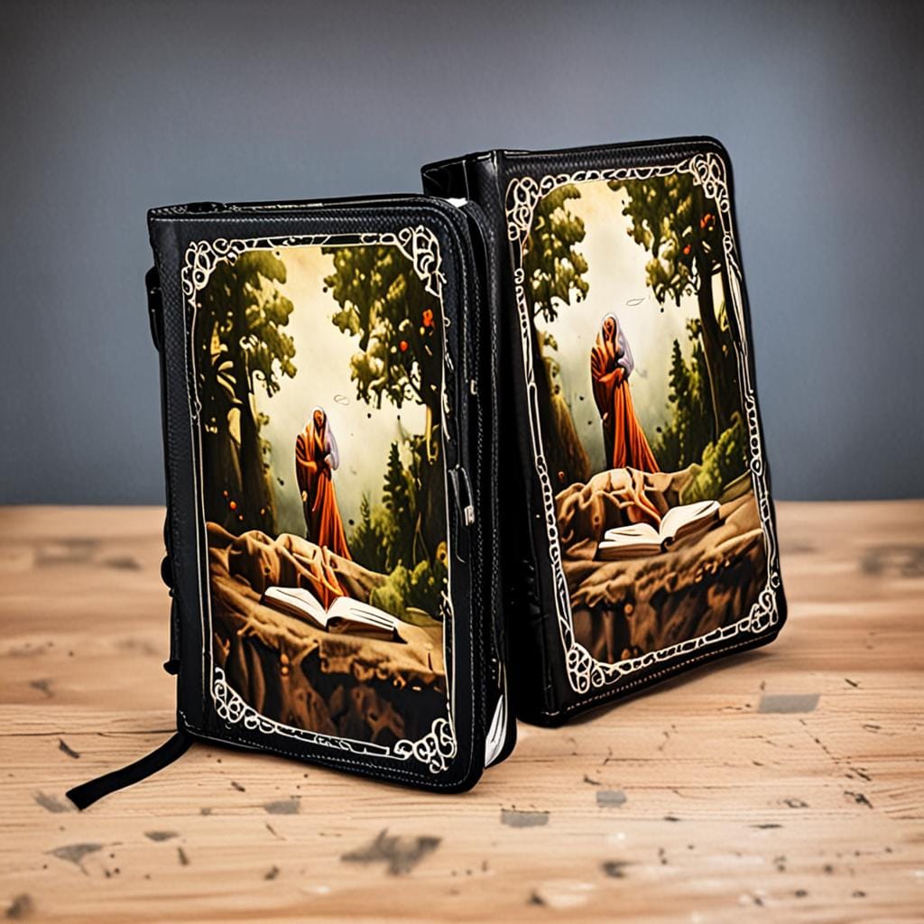 custom Bible cover, school organization