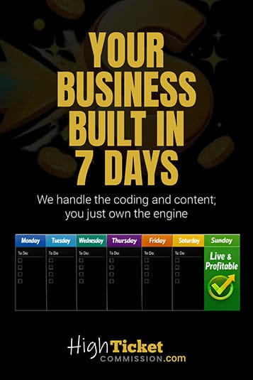 Business build in 7 days only
