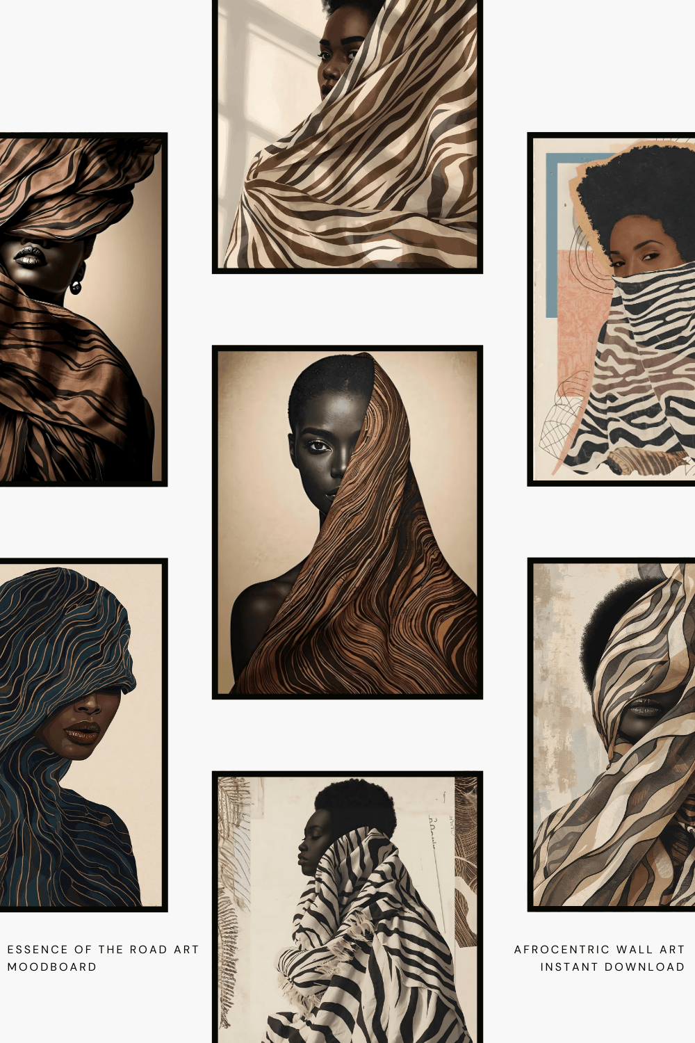 Essence of the Road Art Afrocentric Wall Art