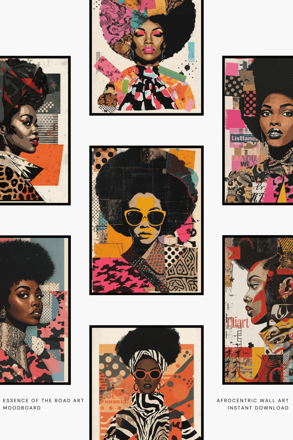 Essence of the Road Art Afrocentric Wall Art