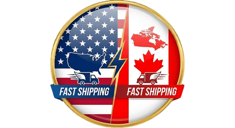 USA and Canada Shipping Map