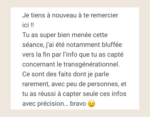 témoignage cliente (scan énergétique)