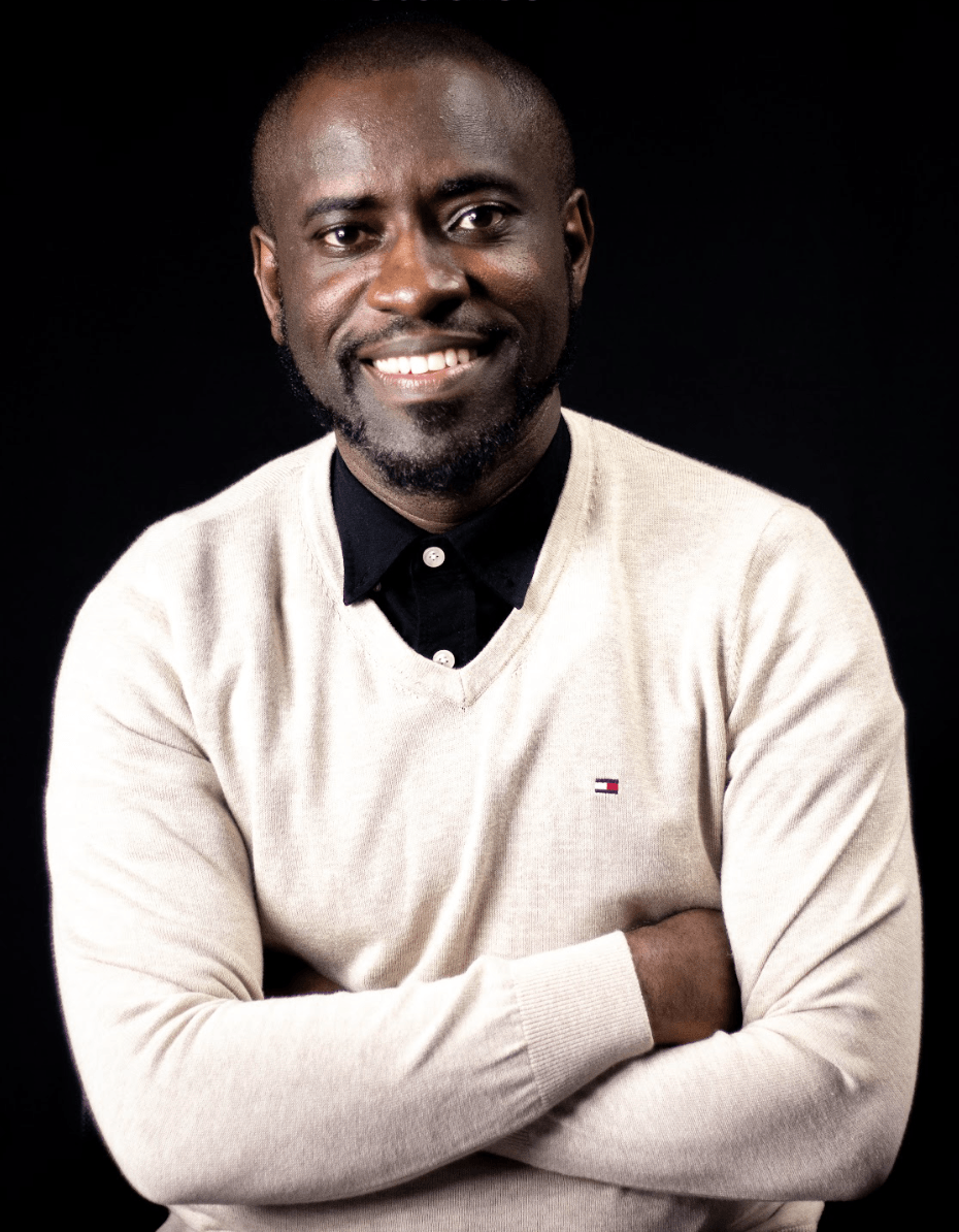 professional Black male physician portrait