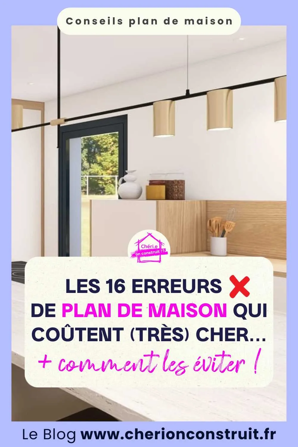 Erreur plan maison à éviter V2 pinterest