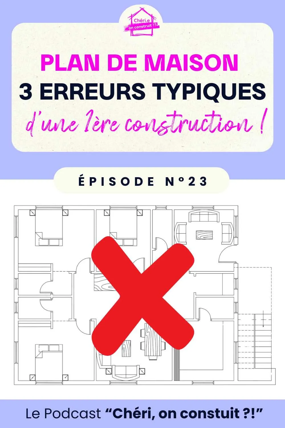 Erreur plan maison à éviter v3 pinterest