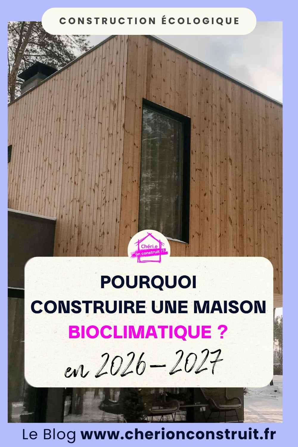 Construction écologique bioclimatique