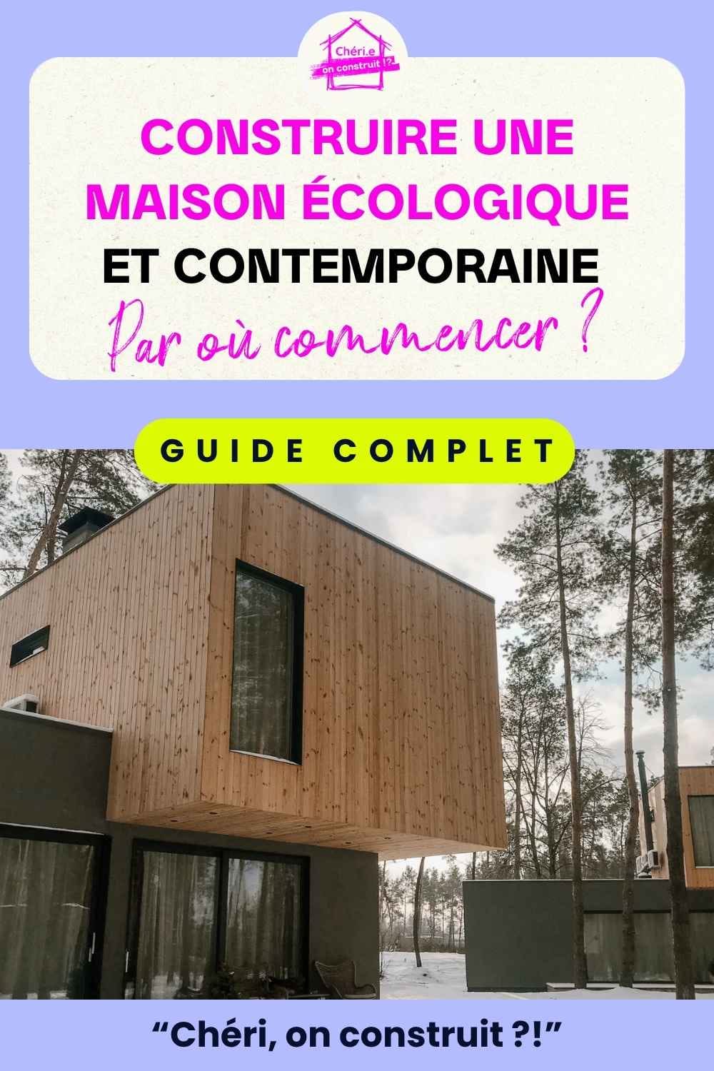 maison moderne écolo
