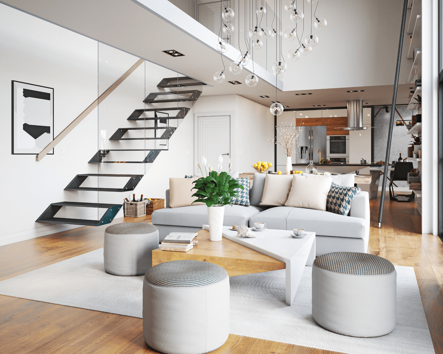 Maison construction moderne bon moment
