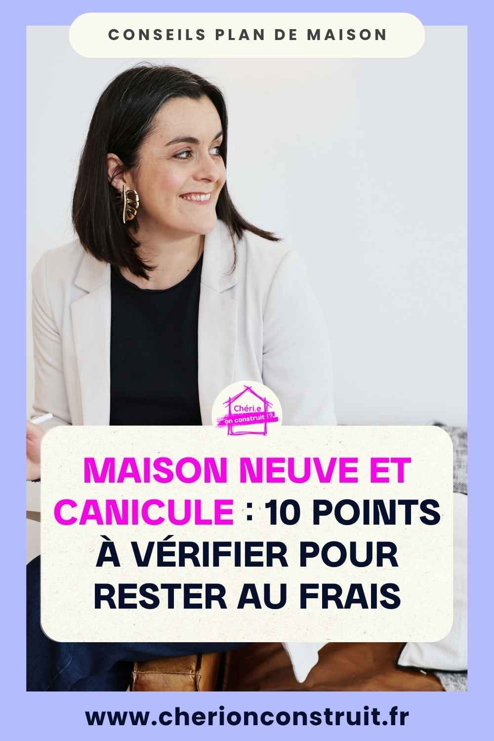 Plan maison modene et canicule