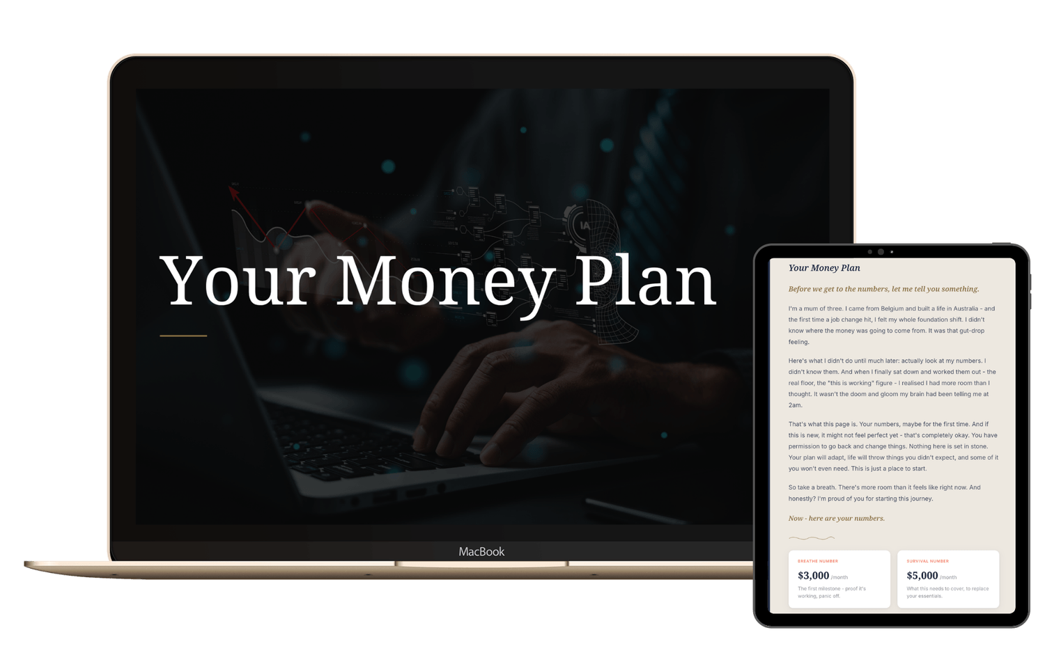 Your Money Plan - your numbers and what each direction could earn