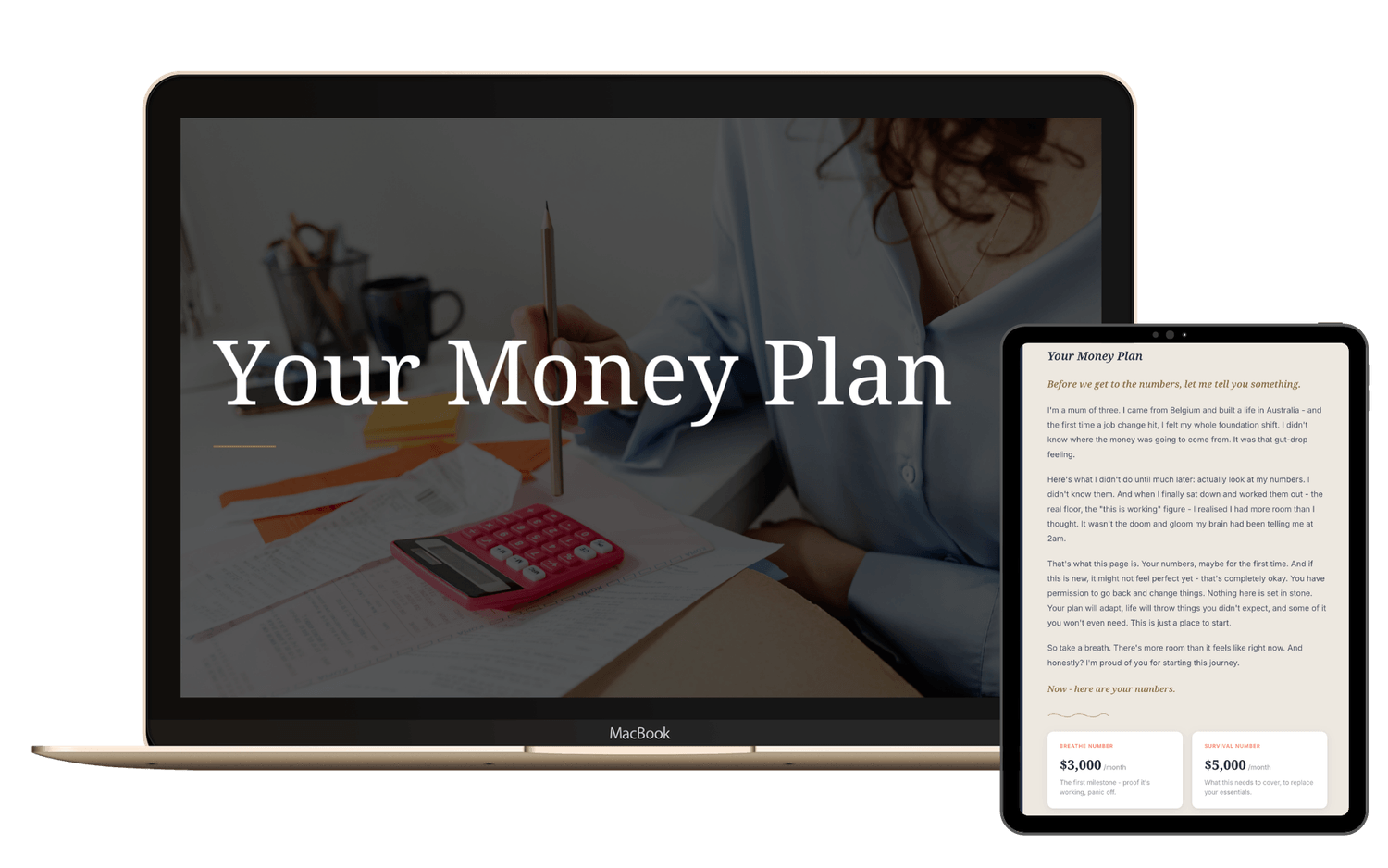Your Money Plan - your numbers and what your Plan B could earn