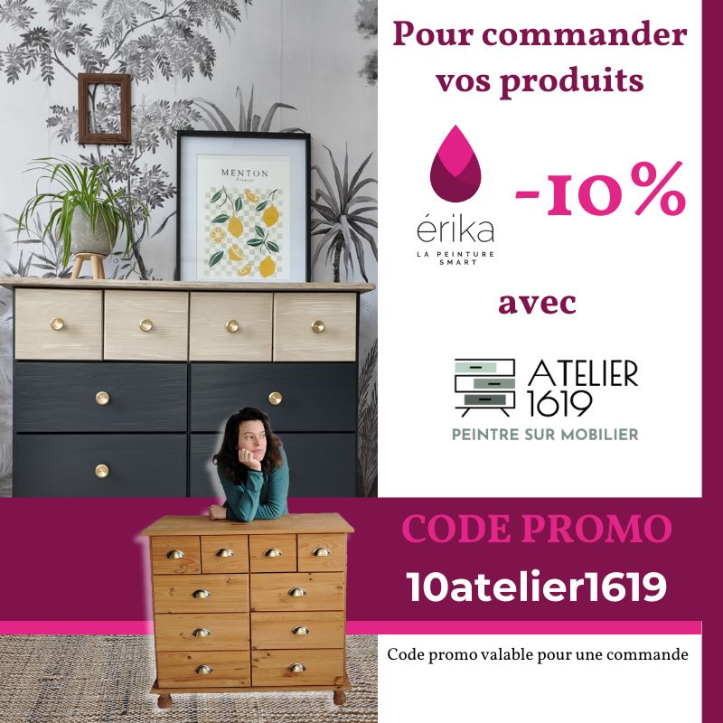 code promo erika peinture